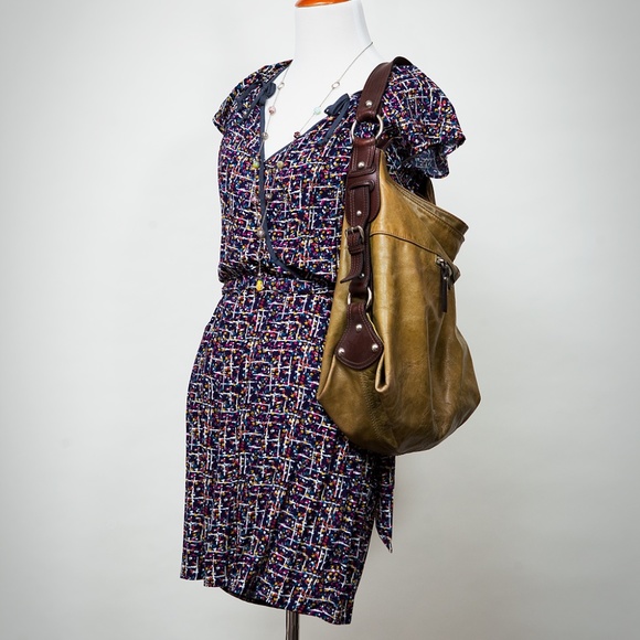 Multi-color wrap dress - Picture 5 of 7